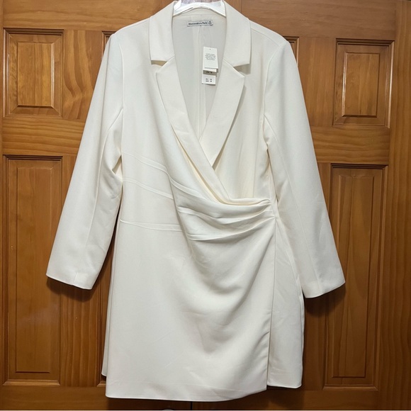 Worn once Abercrombie & Fitch Long Sleeved Blazer Dress Size XL - Picture 1 of 10